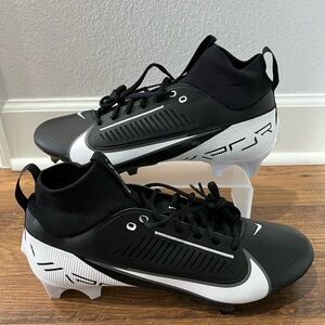 Nike Vapor Edge Pro 360 2 Black White Football Cleats DA5456-001 Mens Size